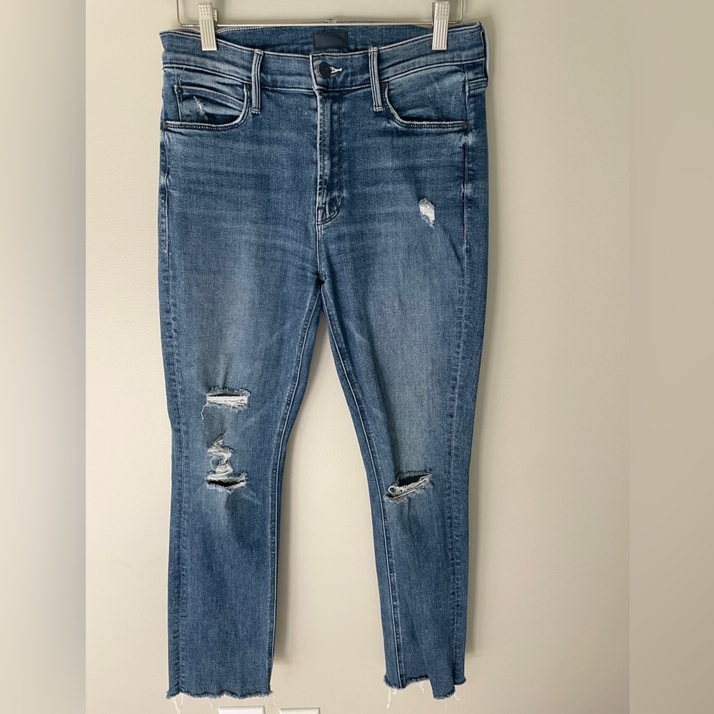 Mother Jeans - Mid-Rise Dazzler Frey